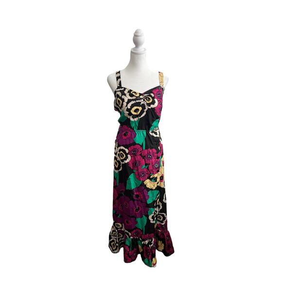 maxi dress long sleeve muslimah Modest Muslim Women's Soft Vintage Floral Maxi Dress